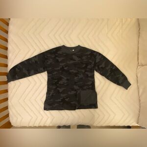 Black Camouflage Sweatshirt
